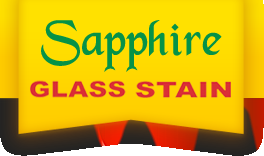Sapphire Glass Stain